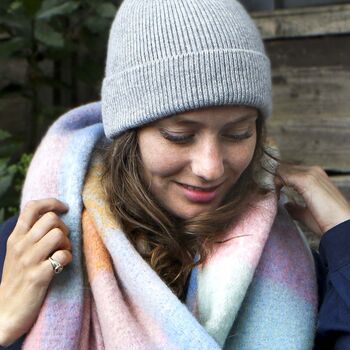 Autumn Soft Cashmere Pumpkin Beanie Hat Gift For Her, 4 of 7