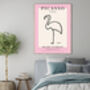 Picasso Flamingo Print, thumbnail 2 of 4