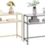 Console Table With Two Tempered Glass, thumbnail 10 of 10