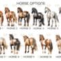 Personalised Girl And Horse Portrait Print, thumbnail 6 of 6