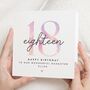 18th Birthday Card For Her, thumbnail 1 of 7