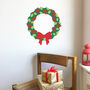 Build Your Own Christmas Wreath Vinyl Wall Sticker Kit, thumbnail 2 of 6