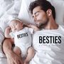 Bestie Bold Matching Baby Or T Shirt Set, thumbnail 3 of 3