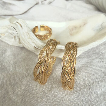 Chunky Braided Open Ring, 5 of 12