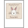 Personalised Bunny Rabbit Valentines Day Card For Him Or Her, thumbnail 4 of 12