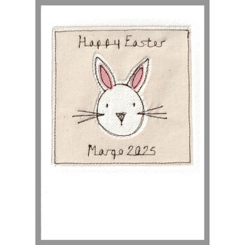 Personalised Bunny Rabbit Valentines Day Card For Him Or Her, 4 of 12