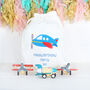 Wooden Planes And Rocket Toys In Personalised Bag, thumbnail 1 of 5
