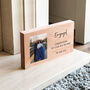 Personalised Wood Photo Block Engagement Gift, thumbnail 2 of 5