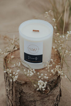Serenity Natural Coconut Wax Candles, Rose And Jasmine, 3 of 5
