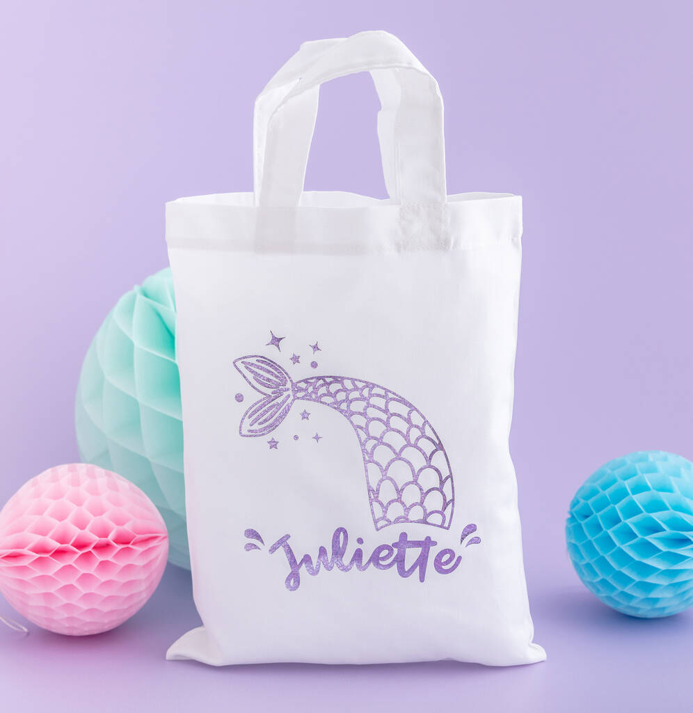 Personalised Mermaid Themed Party Bag