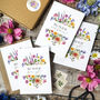 Colourful Flowers Will You Be My Bridesmaid Card, thumbnail 7 of 7