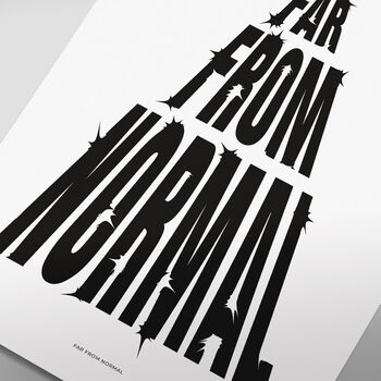 Far From Normal Limited Edition Art Print, 2 of 7