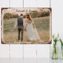 Personalised Family Photo Vintage Metal Sign, thumbnail 4 of 10