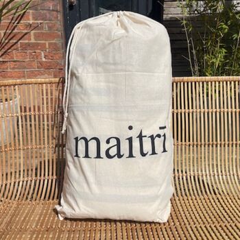 Striped Cotton Mattress, Olive, 8 of 9