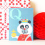 Mini Q For Queen Card, thumbnail 4 of 4