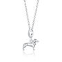 Sausage Dog Charm Necklace, Sterling Silver Or Gold Plated, thumbnail 3 of 9