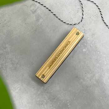 Personalised Wooden Harmonica, 3 of 5