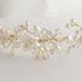 Pearl Floral Bridal Bracelet, thumbnail 3 of 3