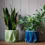 Origami Self Watering Eco Plant Pot: 18cm | Sage, thumbnail 4 of 6