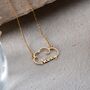 'On Cloud Nine' Personalised Name Necklace, thumbnail 1 of 9