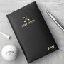 Personalised Leather Golf Notebook, thumbnail 1 of 12