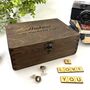 Carved Personalised Wooden Anniversary Box, thumbnail 6 of 11