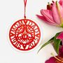 Ruby Wedding Hanging Decoration, thumbnail 2 of 10