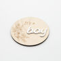 Engraved Baby Boy Announcement Plaque Acrylic, thumbnail 2 of 8