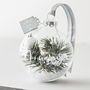 Personalised Snow Christmas Tree Bauble, thumbnail 5 of 7