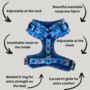 Blue Polka Dot Dog Harness Set, thumbnail 3 of 7