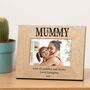 Personalised Mummy I/We Love You Wood Picture Frame, thumbnail 1 of 2