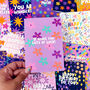 Colourful 'Sending You Lots Of Luck' Good Luck Card, thumbnail 5 of 5