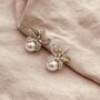 Floris Pearl Earrings, thumbnail 4 of 4