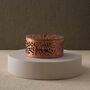 Round Abstract Cut Out Brass Box – Copper Finish, thumbnail 1 of 2