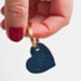 Cutie Leather Heart Keyring, thumbnail 5 of 7
