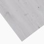 Holborn White Veneer Stainless Steel Wood Dining Table, thumbnail 3 of 8
