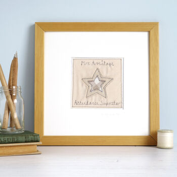 Personalised Star Teacher Thank You Card, 6 of 12