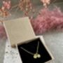 Gold Initial Disc Personalised Necklace, thumbnail 4 of 4