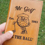 Personalised 'Mr Golf' Golf Scorecard Holder, thumbnail 3 of 8
