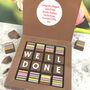 Personalised Well Done Message Chocolates, thumbnail 1 of 8
