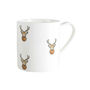 Stag Illustration Fine Bone China Mug, thumbnail 2 of 3