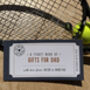 Padel Or Tennis Lovers Personalised Father's Day Gift, thumbnail 2 of 9