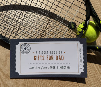 Padel Or Tennis Lovers Personalised Father's Day Gift, 2 of 9