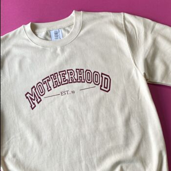 Personalised Motherhood Est. Year Sweatshirt, 2 of 6