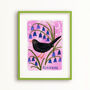 Blackbird Bird Art Poster, thumbnail 1 of 4