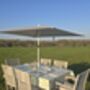 The Amalfi Lemon Outdoor Tablecloth With Parasol Hole, thumbnail 5 of 6