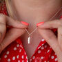 Remembrance Sterling Silver Feather Necklace, thumbnail 1 of 10