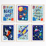 Personalised Children’s Space Prints – Set Of Two To Six, thumbnail 1 of 12