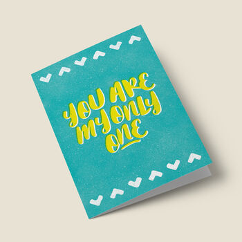 'My Only One' Valentines Card, 3 of 4