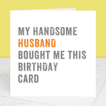 Personalised From Your Husband Birthday Card, 3 of 4